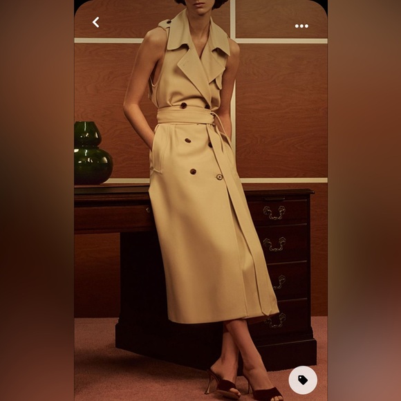 🔥🔥Trench Dress White House Black Market - Picture 1 of 8